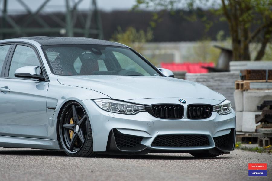 Детали экстерьера BMW M3 Sedan on Vossen Wheels (VWS-3) 2017 года  (фото 22 из 44)